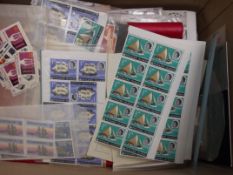 Pitcairn island stamp album and loose stamps