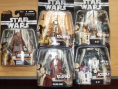 5x Star Wars episode 3 figures