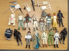 16 Star Wars figures from the 1970/80's