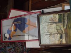 Various prints, pictures and paintings