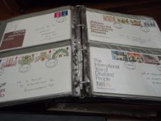 2 albums of first day covers