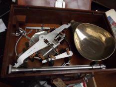 Set of balance scales stamped Borough of Stalybrid