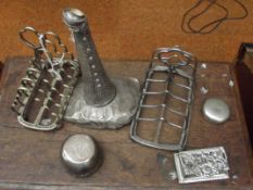 6 silver plated items