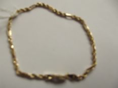 9 ct gold bracelet