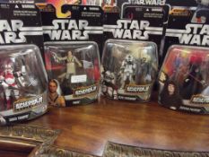 Collection of 4 Star Wars figures, The Episode 3 c