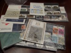 Collection of 12 presentation pack of mint stamp