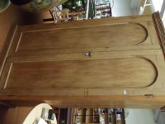 Large pine wardrobe