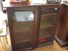 Victorian mahogany book case