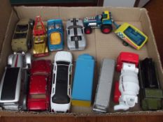 Collection of vintage toy cars to include Corgi's