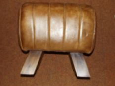 Footstool in the form of a pommel horse