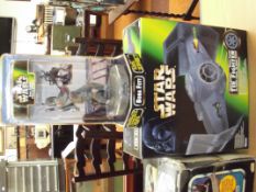 Star Wars Darth Vaders Tie fighter with Boba Fett
