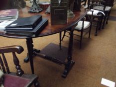 Mahogany drop leaf table