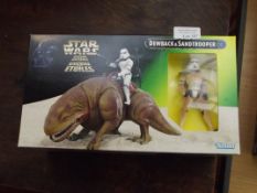 Star Wars Dewback and sand trooper