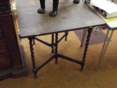 Barley twist side table