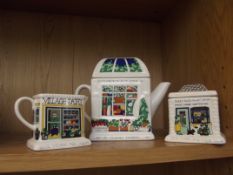 Wade milk, sugar and tea pot