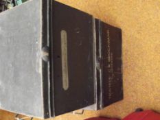 2 Metal document boxes