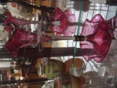 Cranberry glass epern