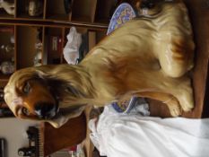 Ceramic figure of a dog