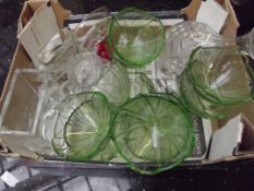 Box of glassware