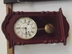 Wall hanging clock
