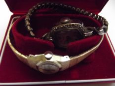 2 lady's cocktail watches