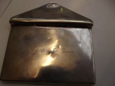 Silver hall marked card case