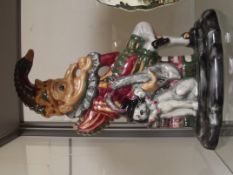 Staffordshire ware ceramic punch