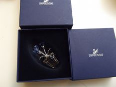 Swarovski crystal flower basket