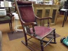 Victorian rocking chair