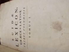 Suide lexicon grace and letine, 18th century