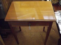 One drawer side table