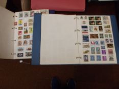 Two stamp albums