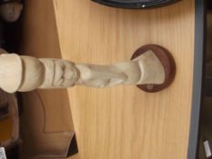 Figure of a lady made out of bone
