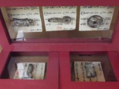 Box and mounted oriental money?
