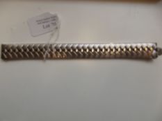 Heavy sterling silver bracelet, 49 grams