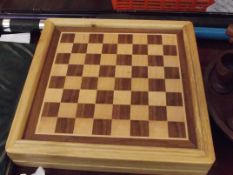 Chess board and chess pieces