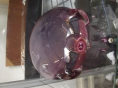 Heavy glass art ornament