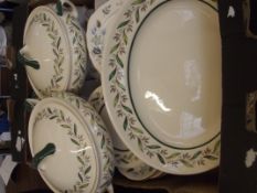 Royal Doulton Alman willow pattern part tea set an