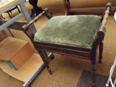 Edwardian piano stool