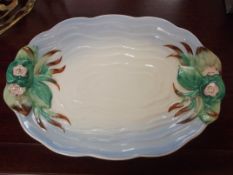 Clarice Cliff hand painted bread plate