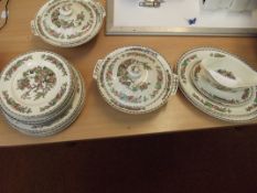 Indian tree part dinner service