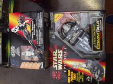 Star Wars electriconic Comm Talk reader and Star W