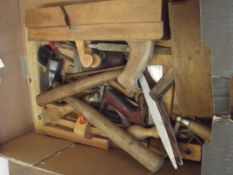 Box of vintage tools