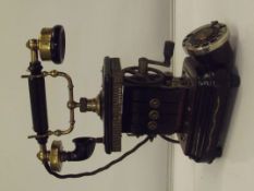 Early 20th century Danish Kjobenhavns telephone, h