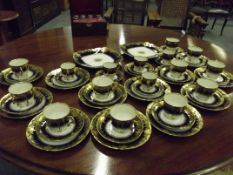 Early 20th century French tea and coffee set by GD