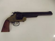 Replica 1869 Smith & Wesson revolver, the frame st