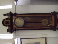 Late 19th century Vienna wall clock