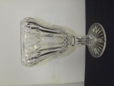 Victorian cut glass celery font, 26cm