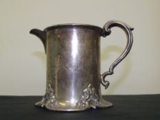 Silver hallmarked cream jug