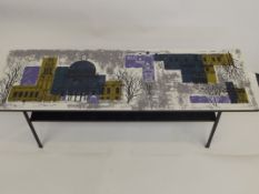 Mahogany 'D' end extending dining table (with two extra leaves), rope twist edge and carried on ball